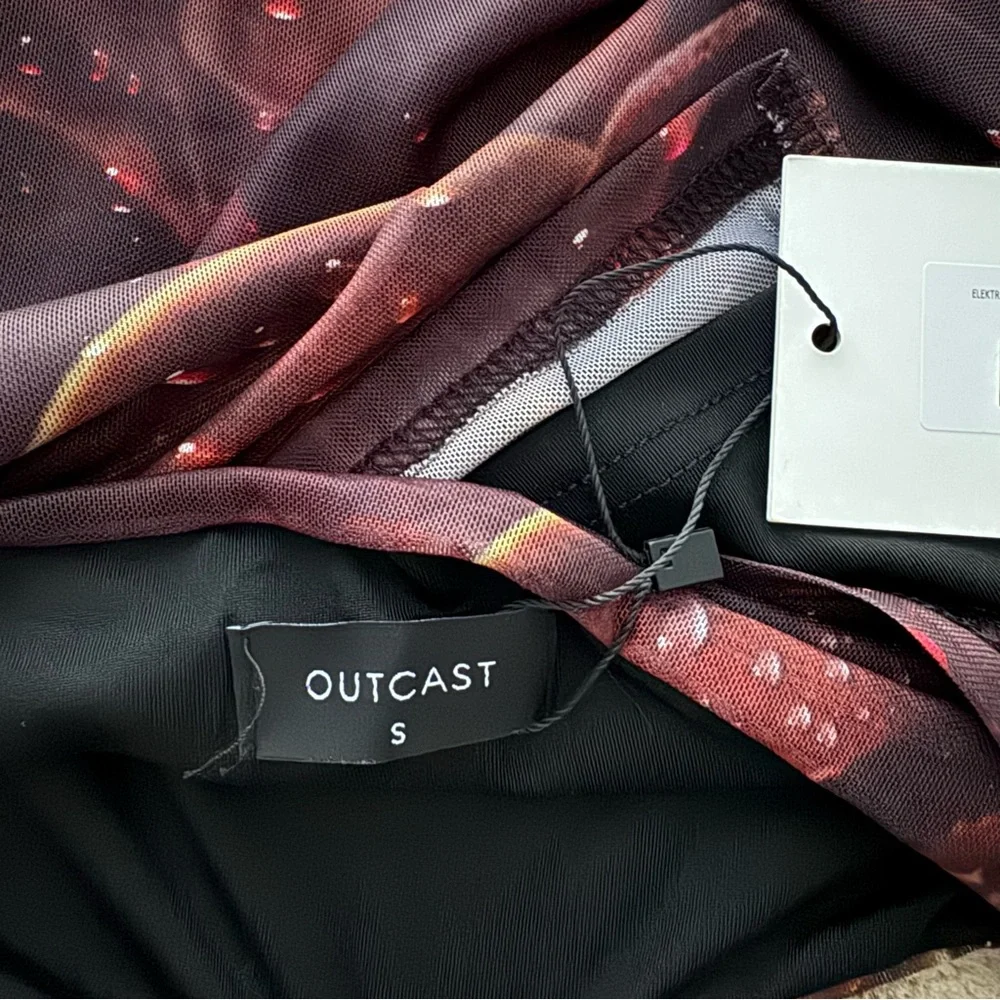 Outcast EXCLUSIVE Cutout Elektra Halter Maxi Dress Muse - Picture 3 of 3